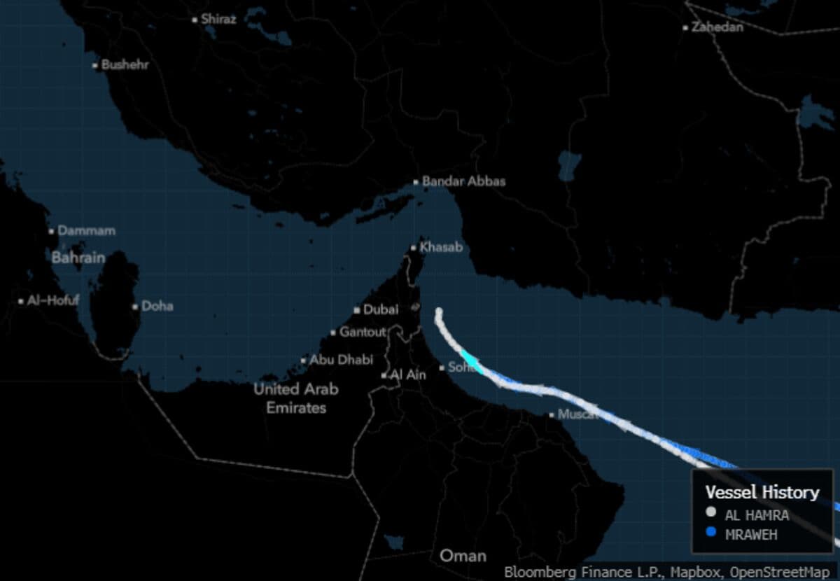 LNG Ships Move Toward Hormuz After Iran Says Strait Is Open