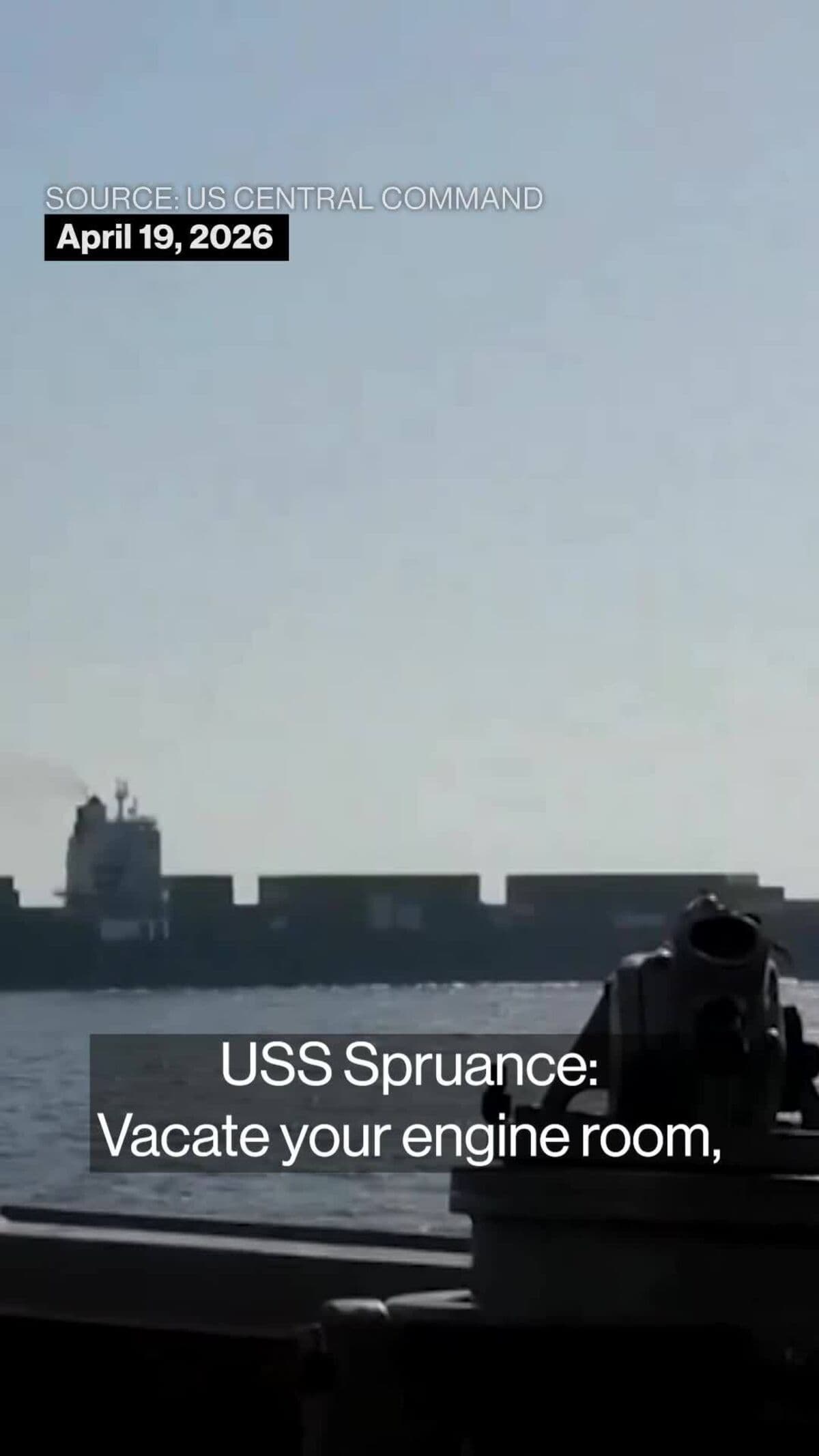 US Seizes Iranian Ship in Blockade