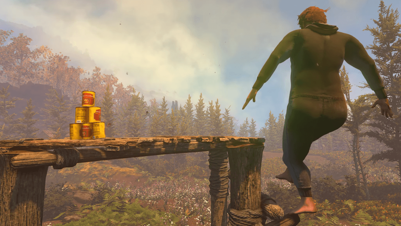 Baby Step ' de igner trolled player by placing tack of can at the top of 'plau ible' climbing challenge they didn't even bother te ting, and player managed to climb them all—except one