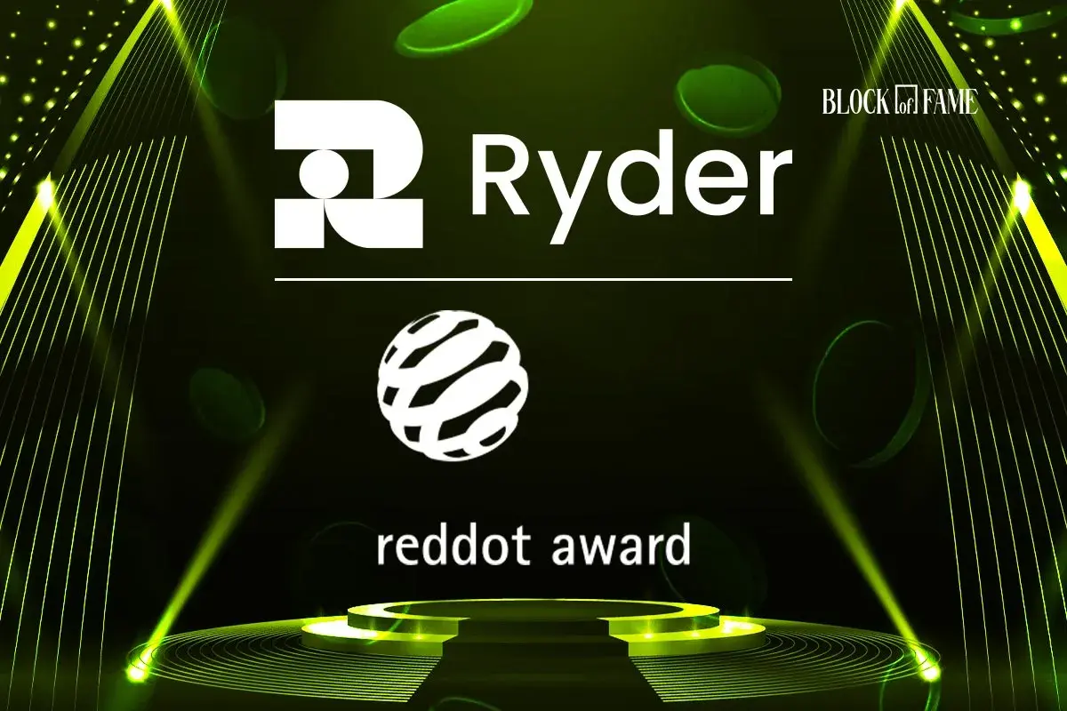 Ryder One Crypto Hardware Wallet Wins Red Dot Product Design 2026 Award