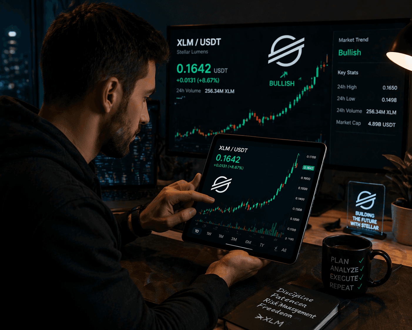 XLM surges above key resistance level, bullish momentum builds