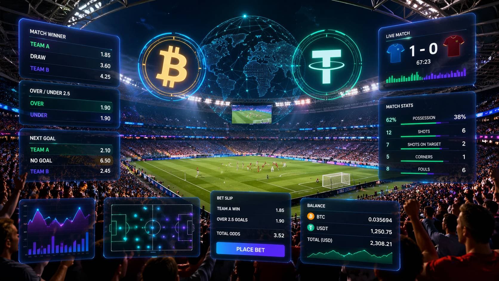 How to Bet on FIFA World Cup 2026 Using Bitcoin and USDT